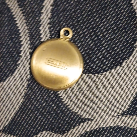 Coach charm with pocket of material - Picture 2 of 3